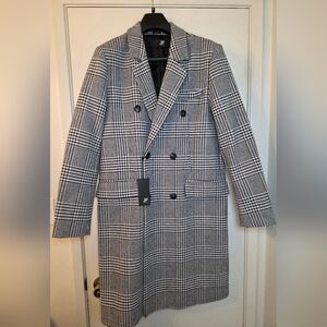 JF J. Ferrar Houndstooth Coat